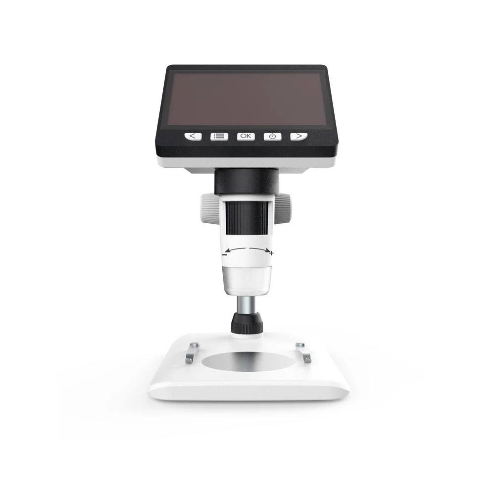 

Portable Desktop LCD Digital Microscope with High Brightness 8 LEDs and Built-in Lithium Battery for microscope phone repair