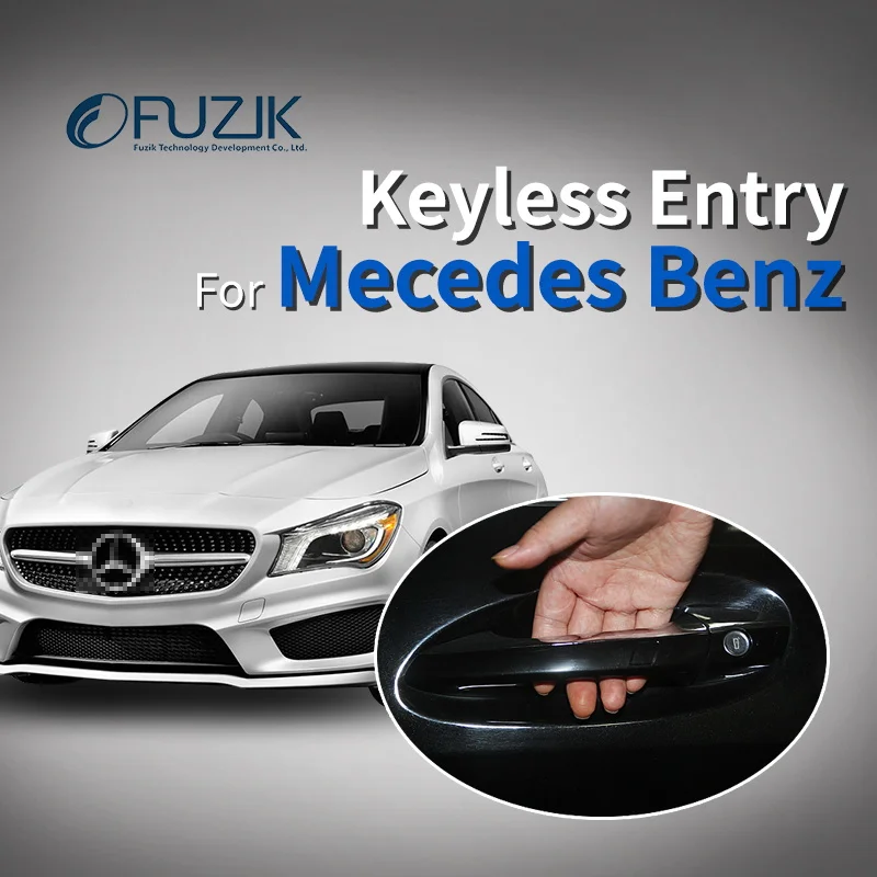 Fuzik умный ключ с oem дверной ручкой oem БЕСКЛЮЧЕВОЙ вход комфортный доступ модуль окно сворачивается для Mercedes Benz класс c s glc