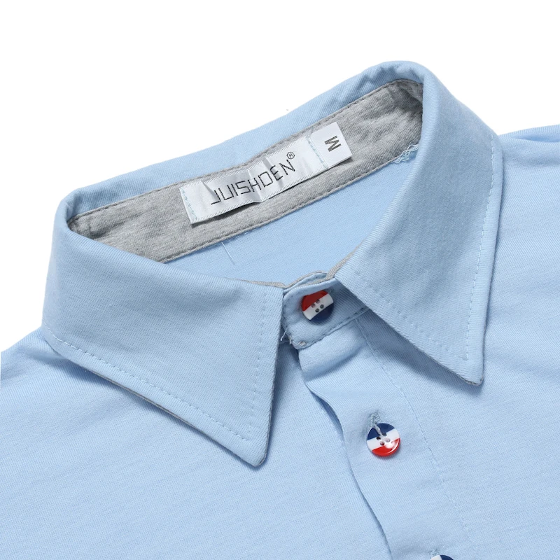 2019 Мужская одежда Новая высококачественная модная деловая рубашка поло/мужская