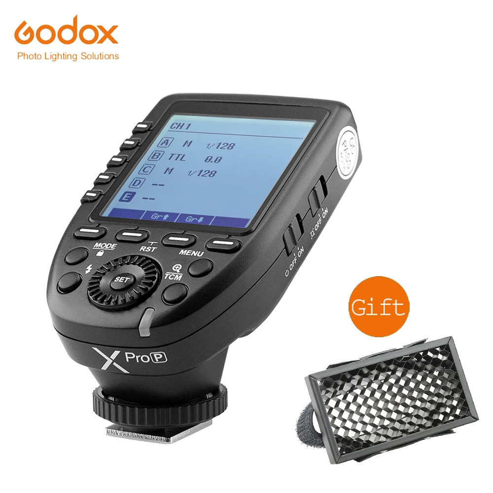 В наличии Godox Xpro P Flash Trigger передатчик с профессиональной функцией поддержки TTL для