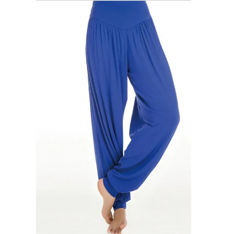 

New Women Casual Harem Pants High Waist Pants Dance Club Wide Leg Loose Long Bloomers Trousers Plus Size