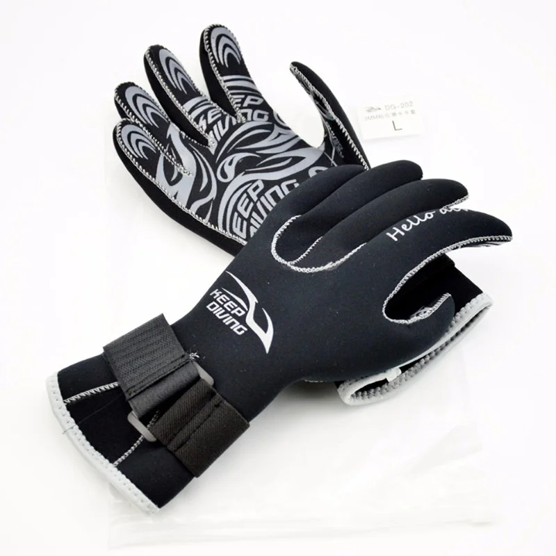 

2018 Neoprene Scuba Dive Swim Gloves Snorkeling Equipment 3MM Anti Scratch Keep Warm Wetsuit Material Winter Swim Spearfishing
