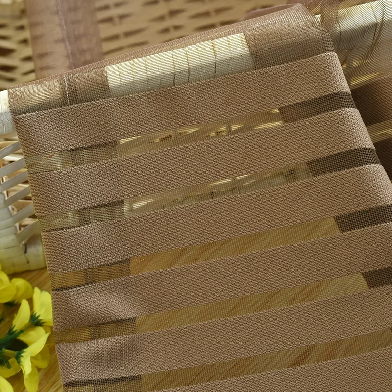 Прозрачные Занавески для окна ткани кухонная пряжа роскошные шторы из органзы