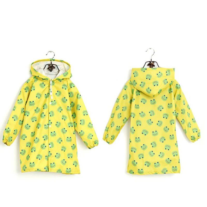 Детский плащ; милый Капа De Chuva Infantil; водонепроницаемый японский детский Дождевой Плащ; накидка; пончо; дождевик Толстовка для собак; jaqueta; непроницаемый - Цвет: Yellow