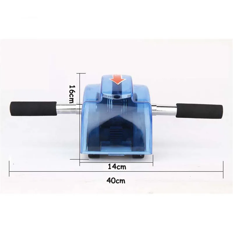 Домашний тренажер с пружинным приводом Ab роликовые колеса для упражнений на
