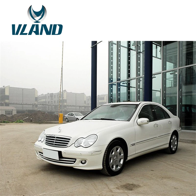 VLAND фабрика для автомобиля фара для W203 фара 2000-2006 C180 C230 C280 C320 светодиодный головного света ксеноновые Лен с DRL Plug And Play
