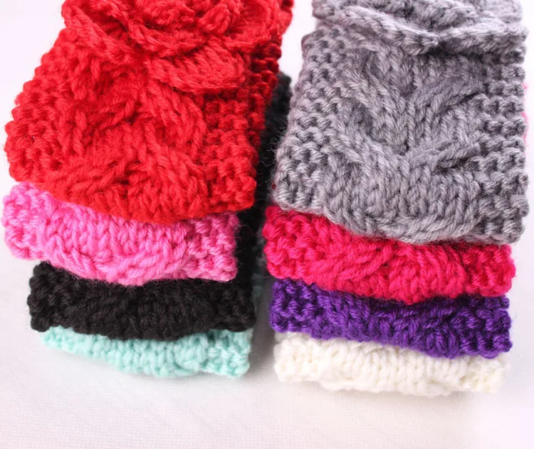 Детская вязаная повязка на голову 3 шт./лот|headband leaf|baby headband bowsheadbands for infants and toddlers |