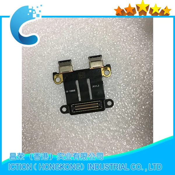 Оригинальный Новый A1706 A1707 DC Jack Мощность IN доска 820 00484 02 для Macbook Retina 13 15 &quotA1706