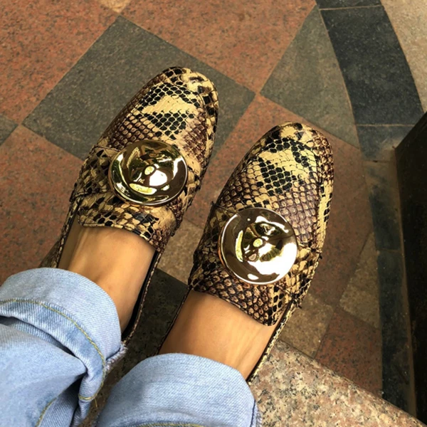 MONMOIRA со змеиным принтом женские лоферы в стиле ретро на квадратном каблуке обувь