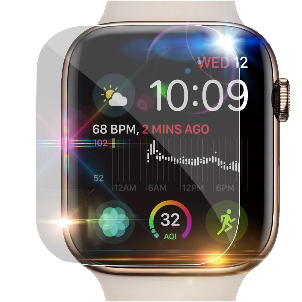 New 2Pack Explosion-proof TPU Screen Protector Film For Apple Watch Series 4 (40mm) Membrane | Электроника