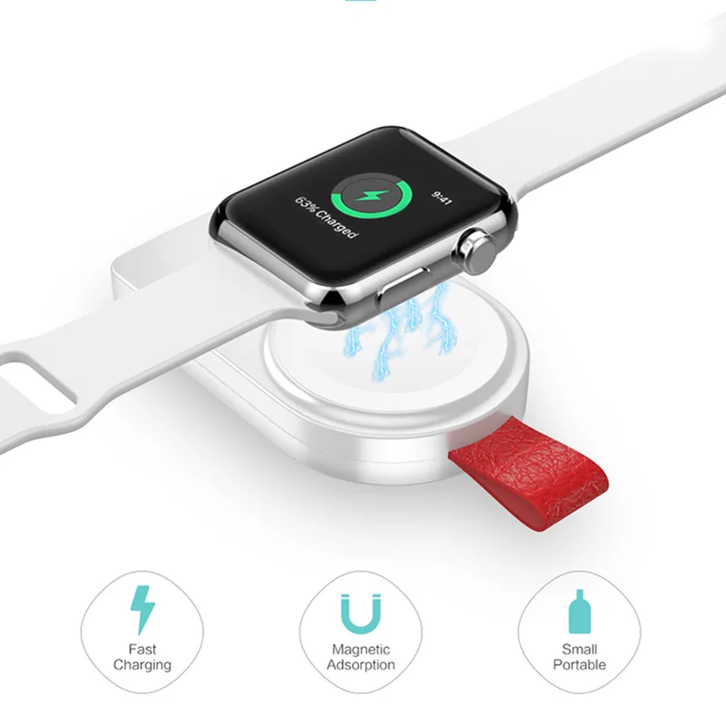 Портативное беспроводное зарядное устройство для Apple Watch серии 4/3/2/1|Зарядные