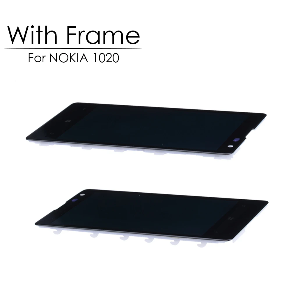Супер AMOLED экран 4 5 дюйма для NOKIA Lumia 1020 ЖК дисплей сенсорный с рамкой дигитайзер
