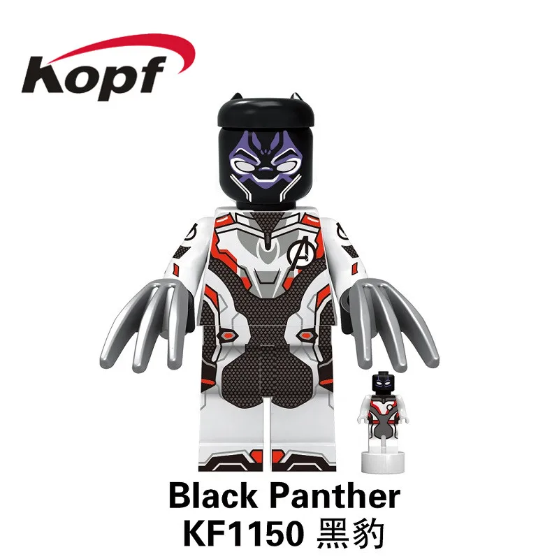 KF1150 Without Box Building Blocks Figures Bricks Thor Captain America Loki With Chromed Hair Doctor Strange War Machine Wasp For Kids Toys KF6101 - Цвет: KF1150 Without Box