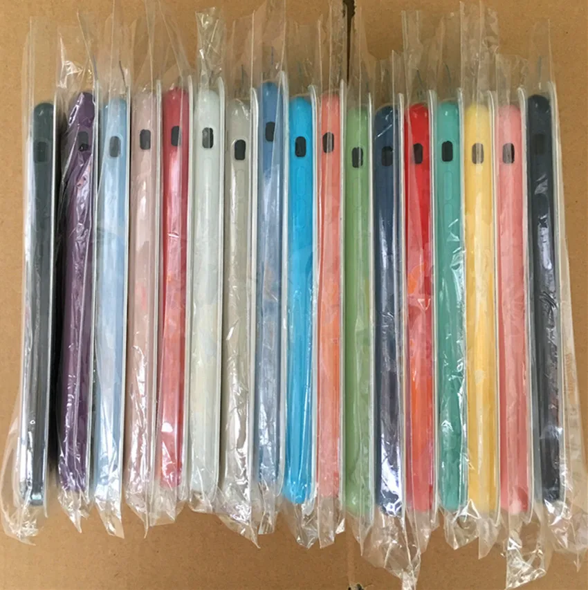 50 шт./лот, силиконовый чехол для телефона i5 SE 6 6s 7 8 plus iX XS XR XS MAX, чехол для телефона с упаковкой