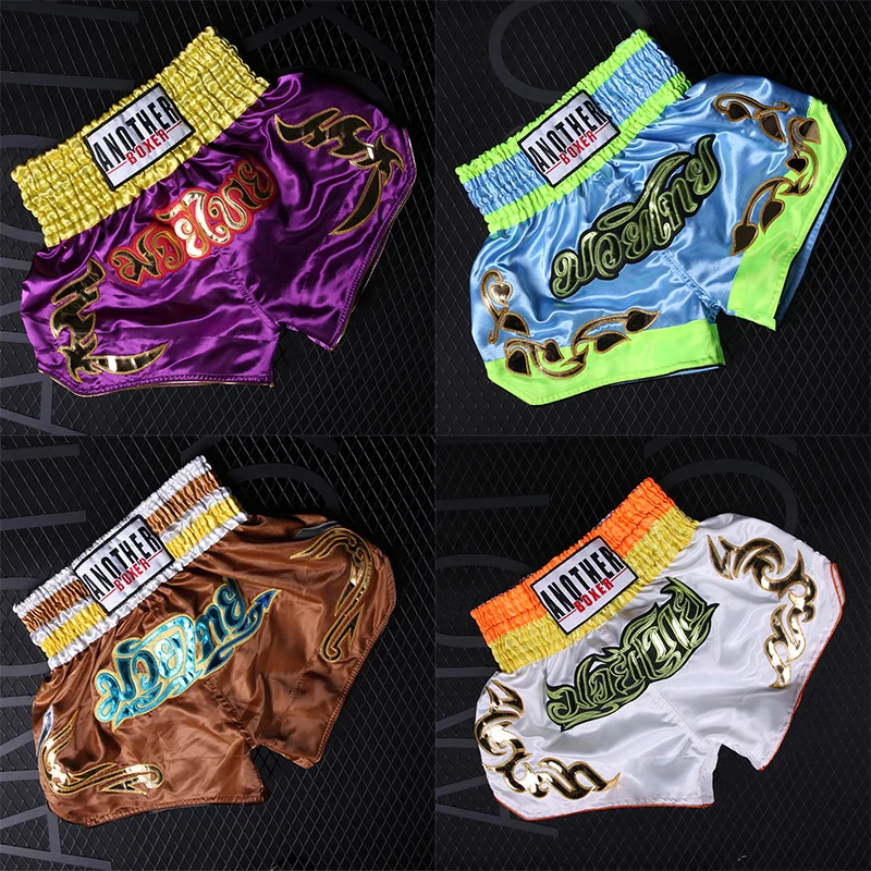 Новые спортивные шорты MMA для мужчин и женщин, шорты для тайского бокса, муай тай боксео, шорты Mma Fight, спортивные шорты, спортивные шорты для детей