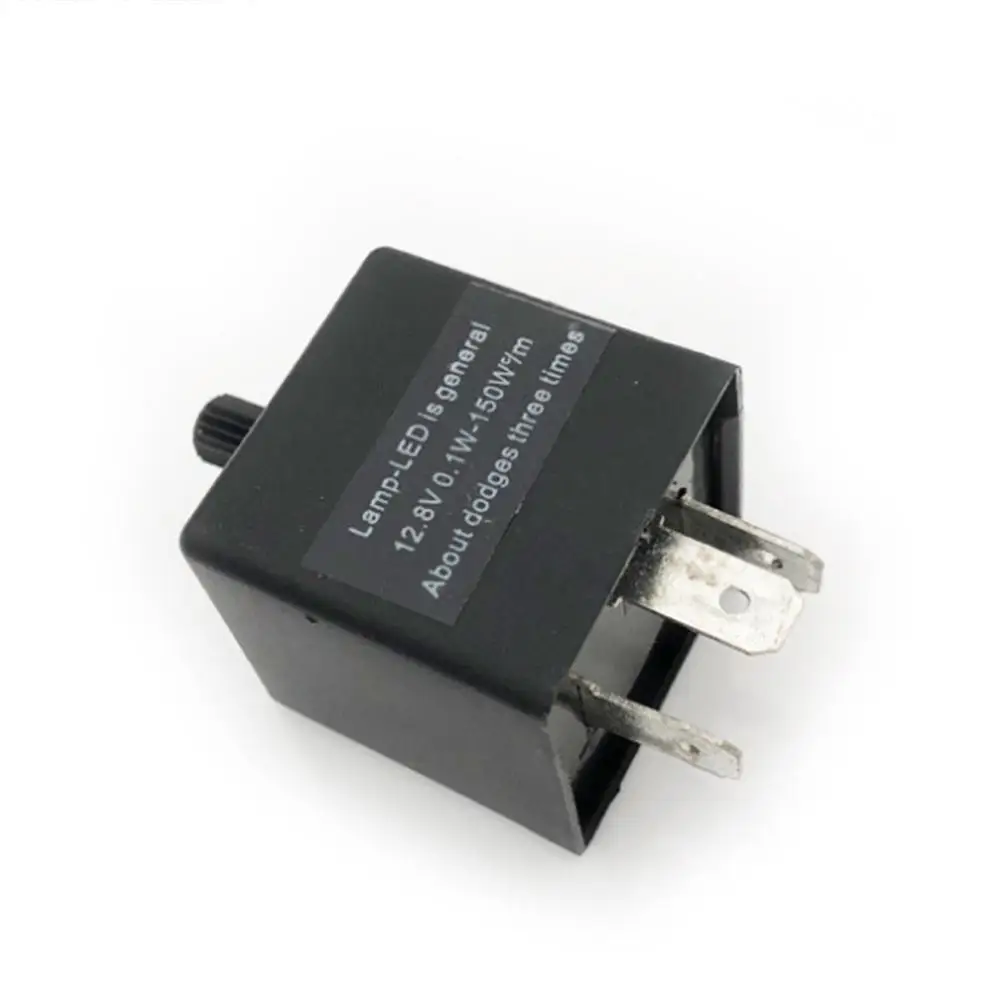 3 Pin электронный автомобильный проблесковый маячок 12 V контактный светодиодный