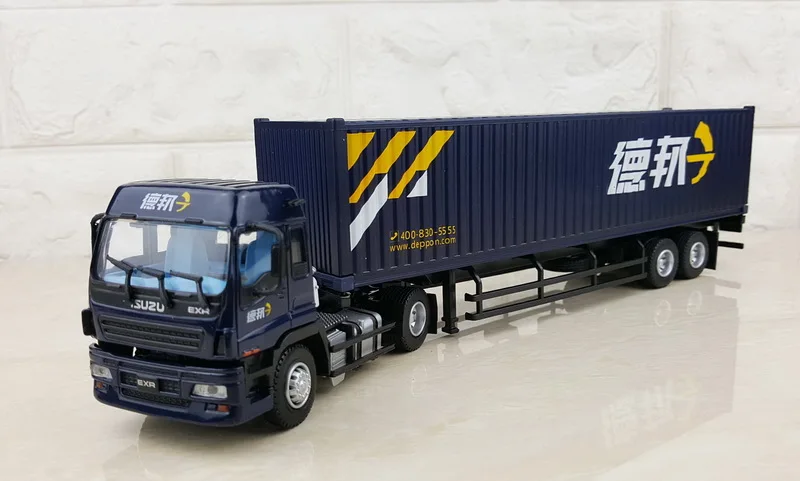 Коллекционная модель из сплава в подарок 1: 1 ISUZU EXZ51K трактор Depon экспресс доставка