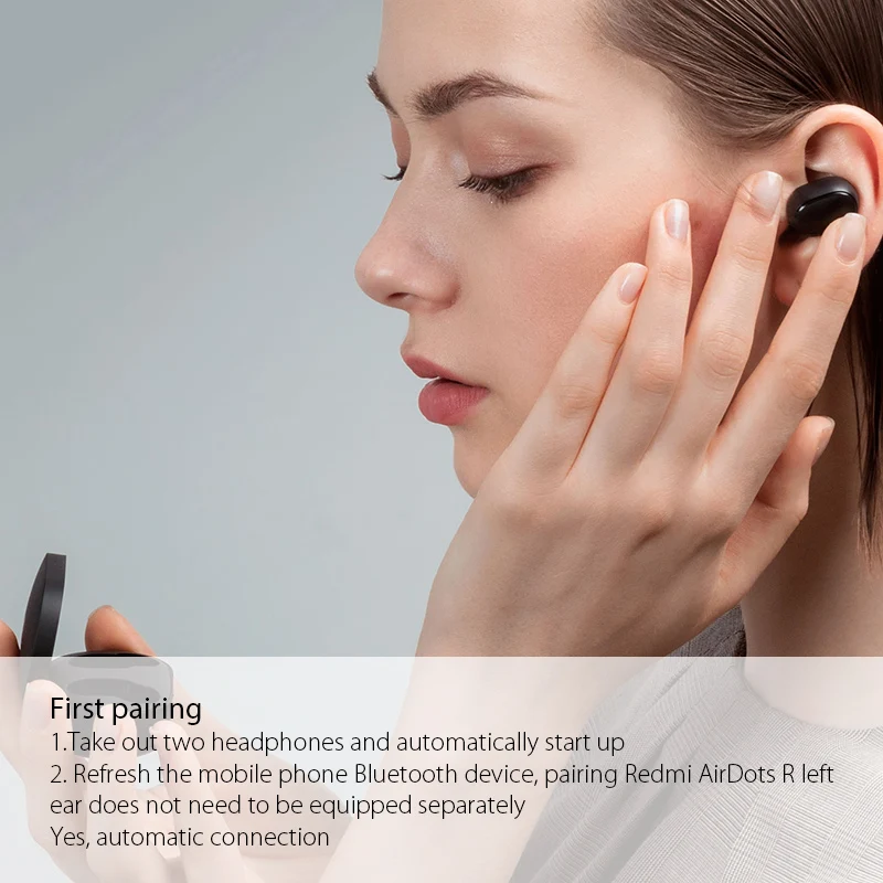 В наличии Xiaomi Redmi Airdots TWS Bluetooth 5 0 наушники стерео беспроводные активное
