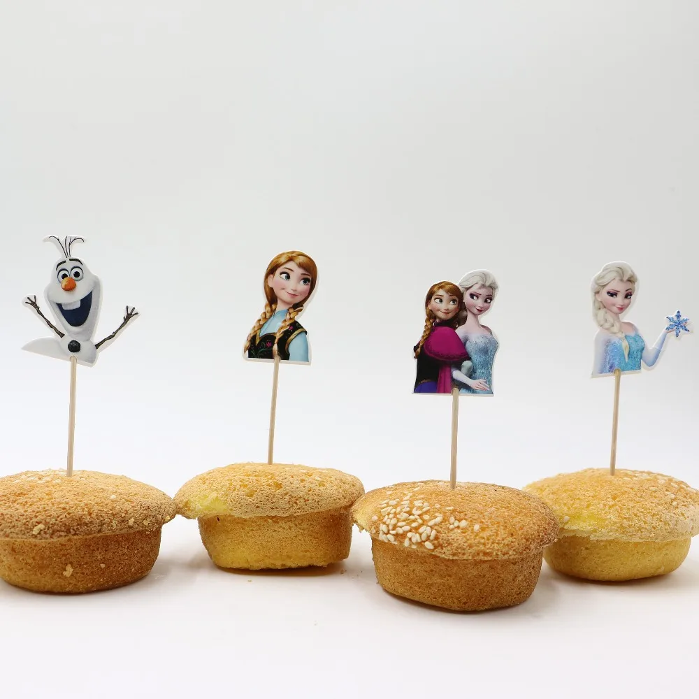 Высокое качество Храбрая Принцесса топперы для торта кекс выбирает случаях