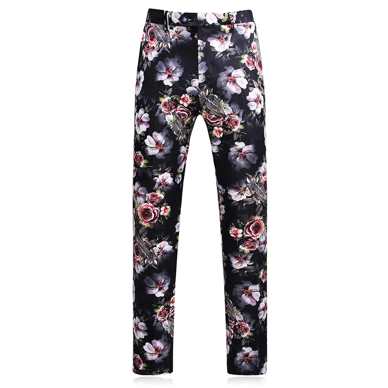 (Пиджак + жилет брюки) 2017 Осенние цветные мужские тонкие повседневные деловые