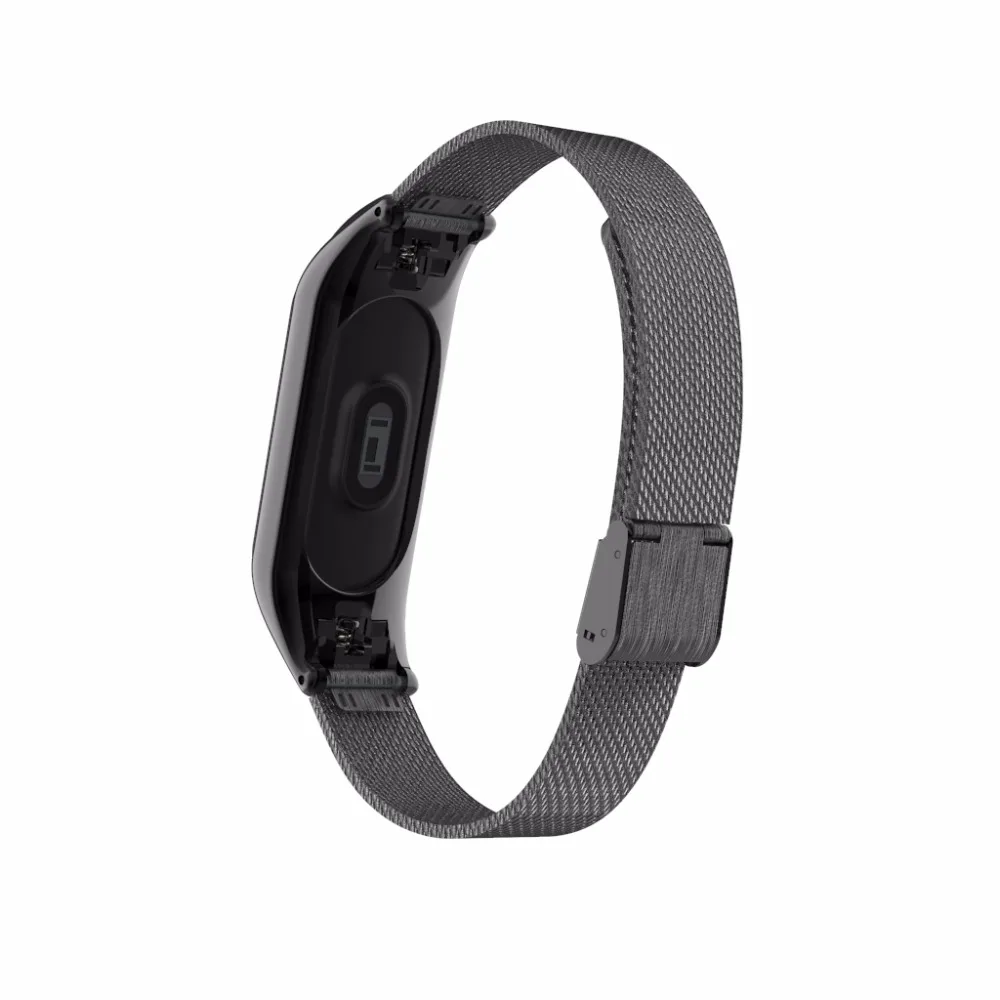 Металлический ремешок для Mi Band 3 браслет Mi Band 2 браслет из нержавеющей стали Безвинтовой MiBand 3 2 браслеты сменный ремешок на запястье