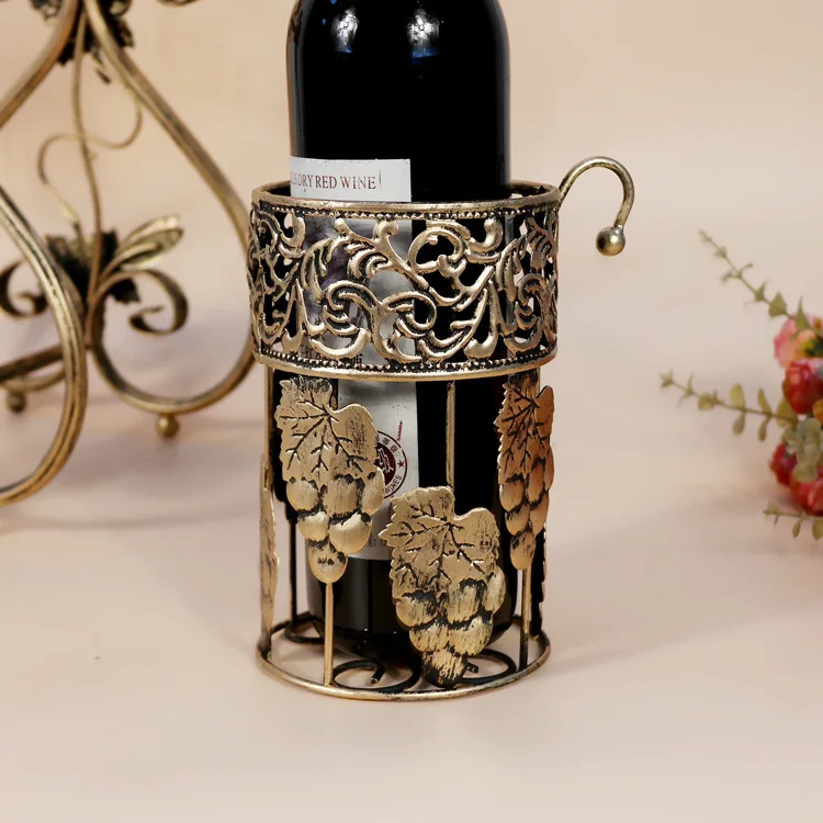 1 шт. Новая рекламная Европейская стойка для вина железная подвесная декорация