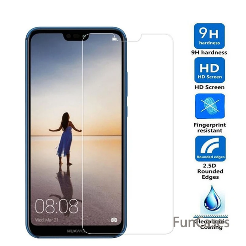 9H закаленное стекло для huawei P20 Lite Pro Защита экрана Honor 10 7X 7C 7A Y5 Y6 Y7 Prime Y9 2018 защитная