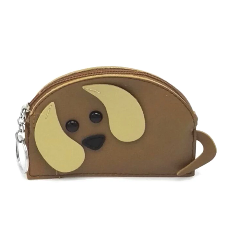 Khaki Стоячий котенок Кошелек для монет женский кошелек для монет маленький мини милый мультяшный держатель для карт сумки для денег для девочек Дамский Детский кошелек для мелочи - Цвет: Khaki
