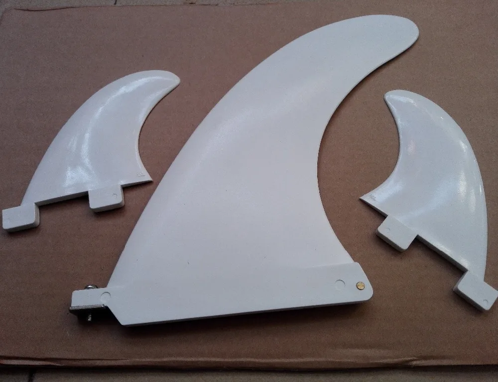 

Nylon Plastic 8" center long fin+GL FCS fins sup fins set high quality fin