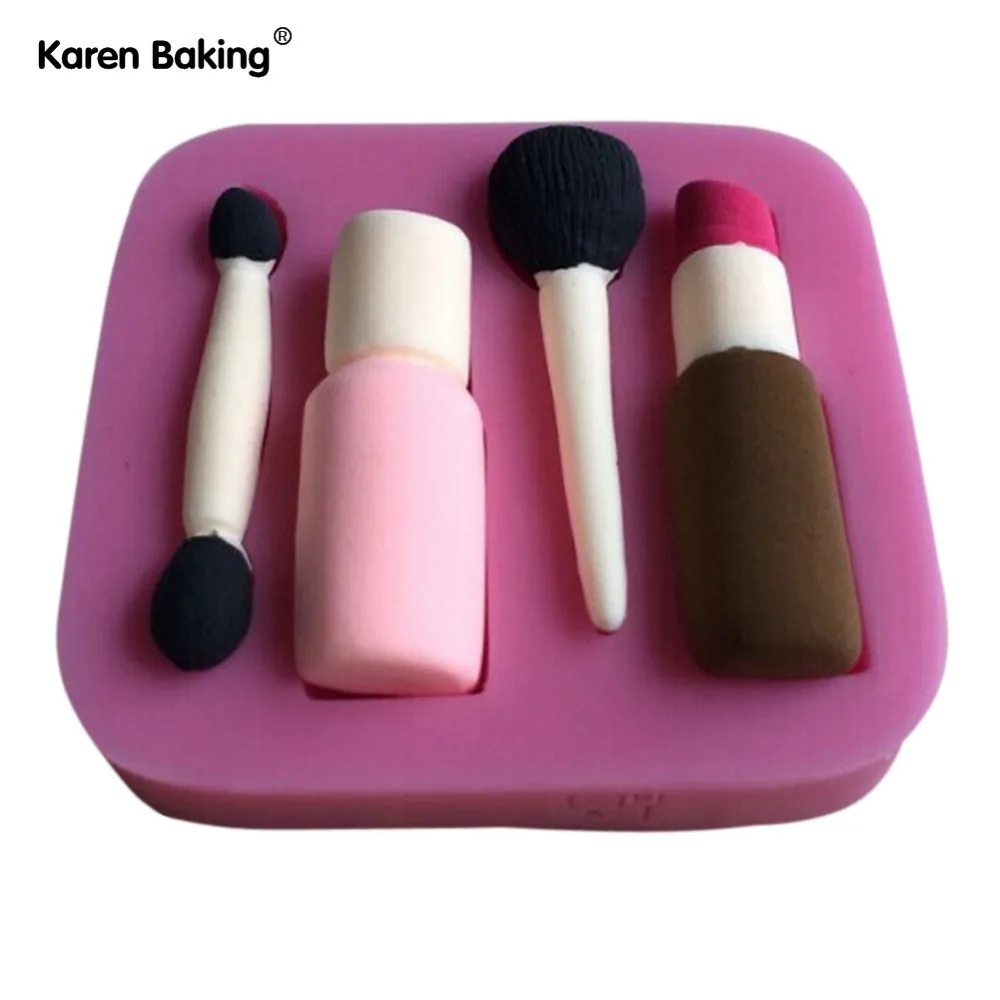 Красивые и модные инструменты для макияжа дизайнерские Fondant формы тортов мыла