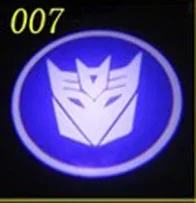007 Maxup 2 шт. Универсальный светодиодный автомобильный Эмблема двери автомобиля приветственный светильник автомобильные аксессуары для peugeot Subaru ford проектор логотип 12 В Лазерная лампа - Испускаемый цвет: 007