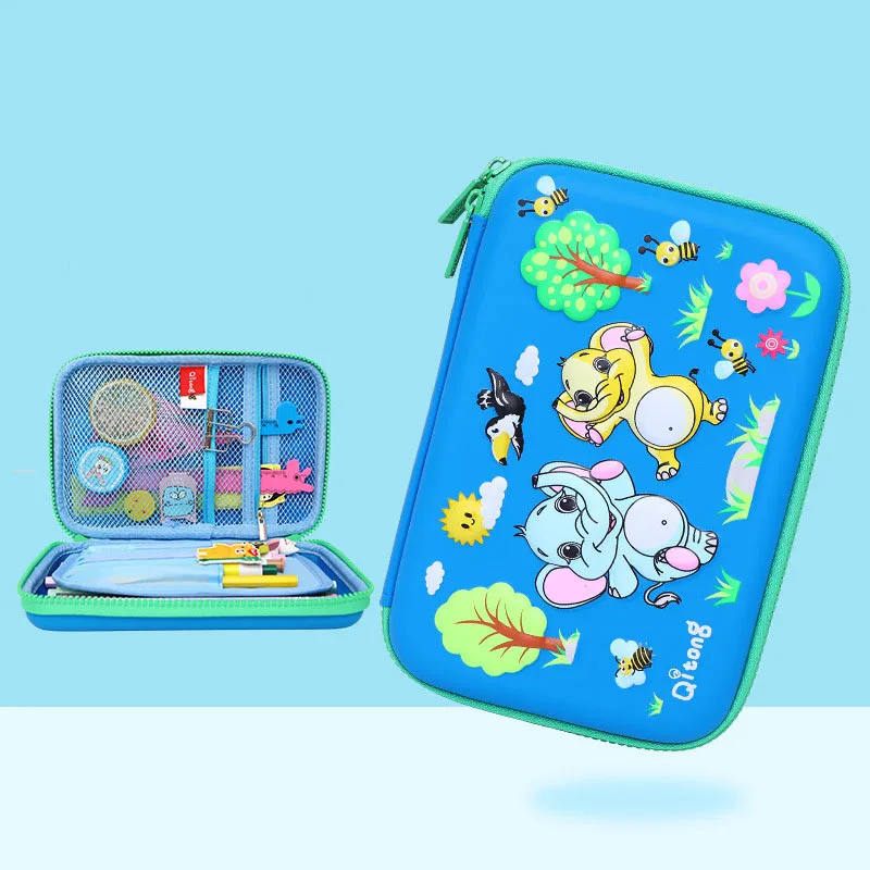 Style 20 Kawaii 3D School Pencil Case for Girls Boys Penal Korean Pen Bag Cute EVA Large Makeup Pencilcase Pouch Stationery Box Penalties - Цвет: Style 20