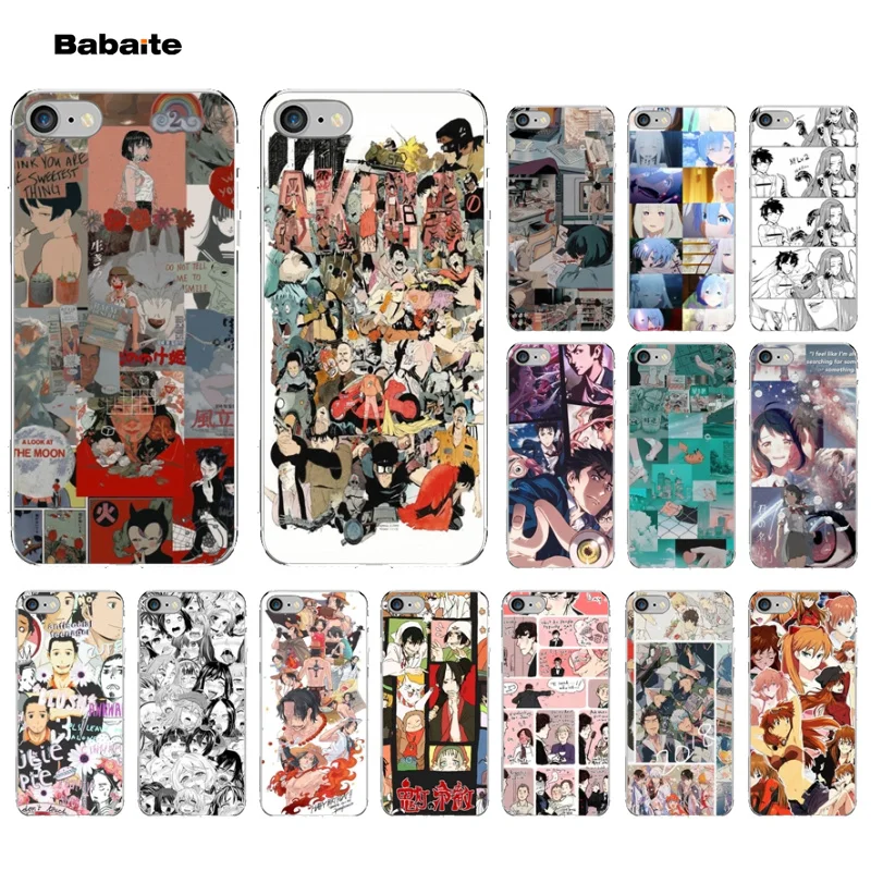 Babaite Японский Манга Аниме коллаж красочные милые аксессуары для телефона чехол