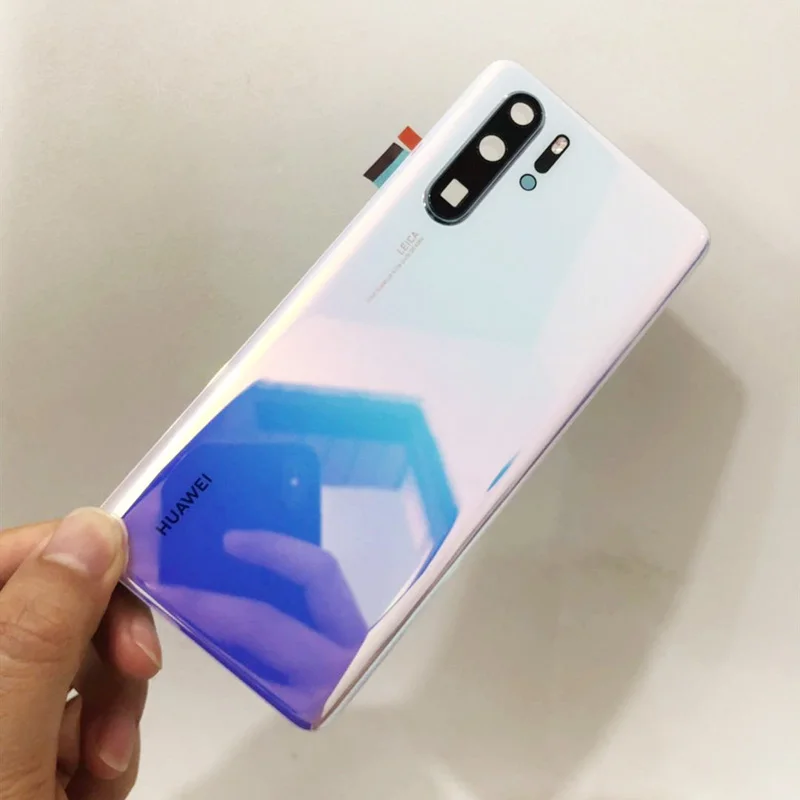Breathing Crystal Для huawei P30 Pro Стекло Батарея на заднюю крышку Корпус чехол с клейкой лентой 3M+ Камера объектив - Цвет: Breathing Crystal