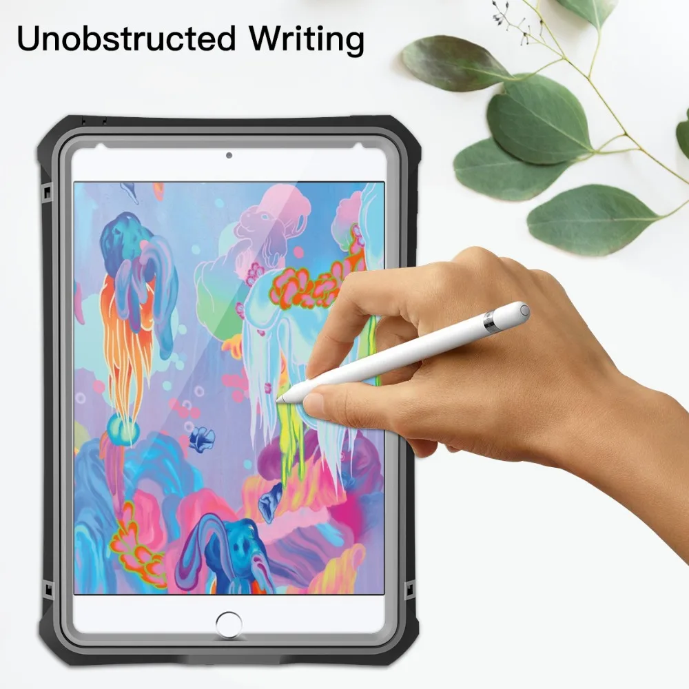 Для iPad Mini 4 5 водонепроницаемый чехол противоударный пылезащитный чехол для планшета с регулируемой подставкой для планшета встроенный защитный чехол для экрана