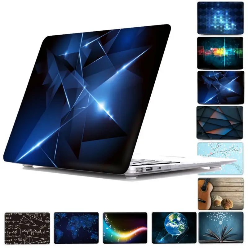 Чехол для ноутбука 3 в 1 с технологией Network принтом деловом стиле (10 шт.) Macbook Air 13 Pro 15