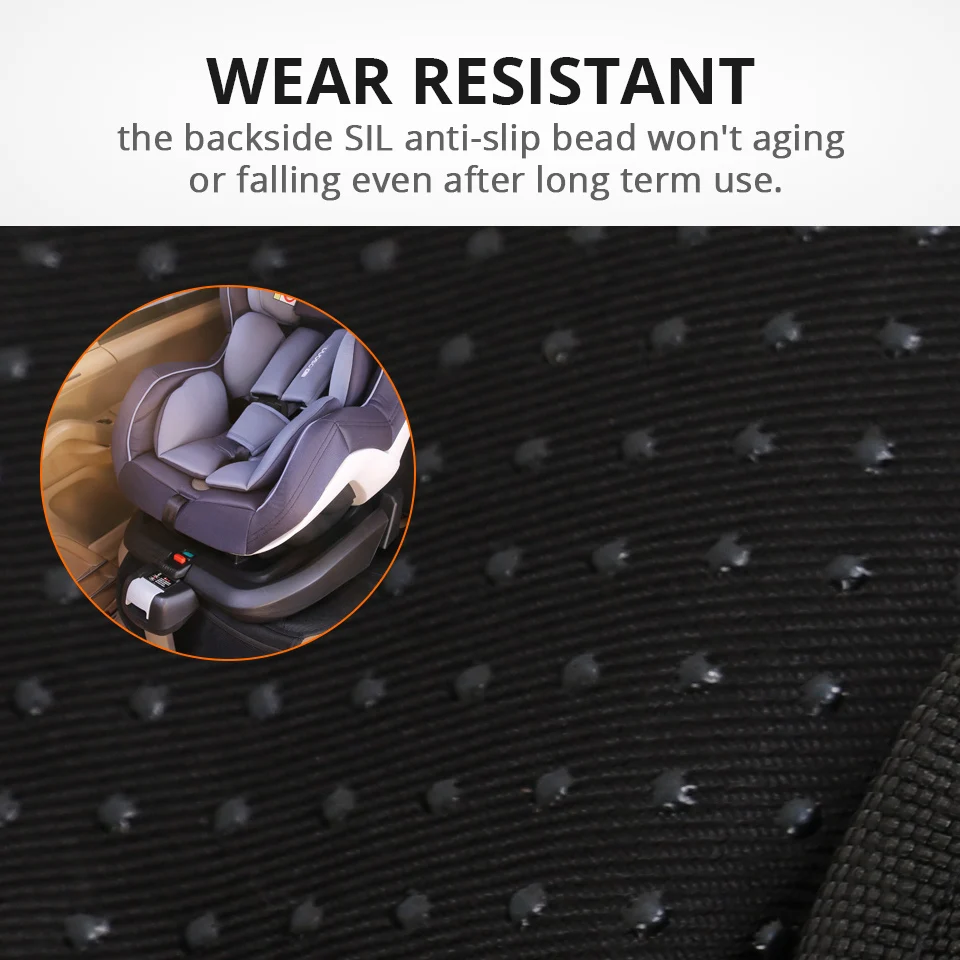 Детское дышащее автомобильное сиденье Противоскользящий коврик из хлопка и