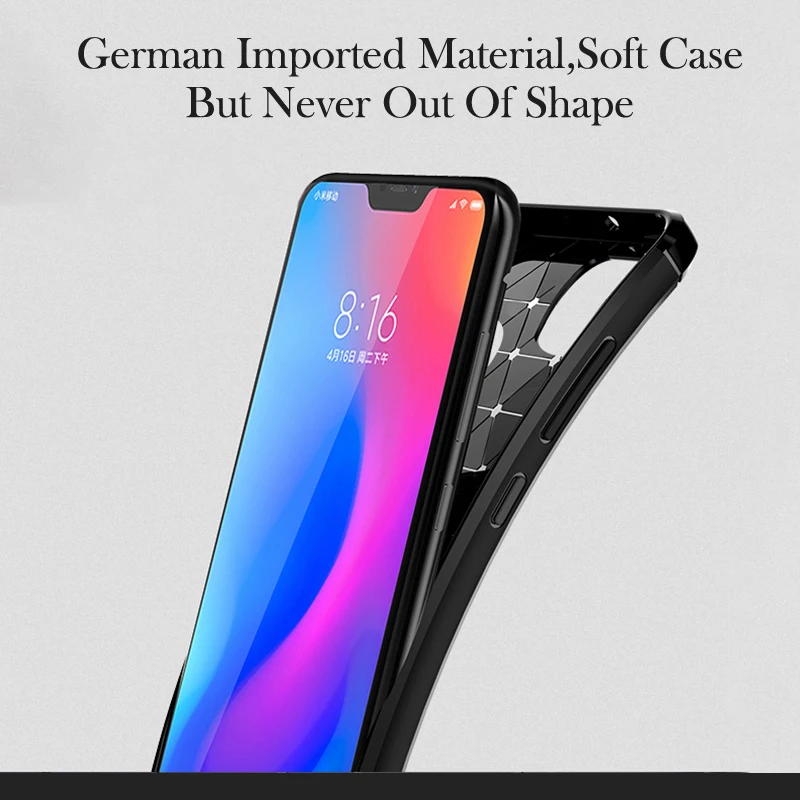 Силикон из углеродного волокна чехол для Xiaomi Redmi Note 7 GO Pro 6 5A Prime 5 4X4 6A Plus 4X Корпус