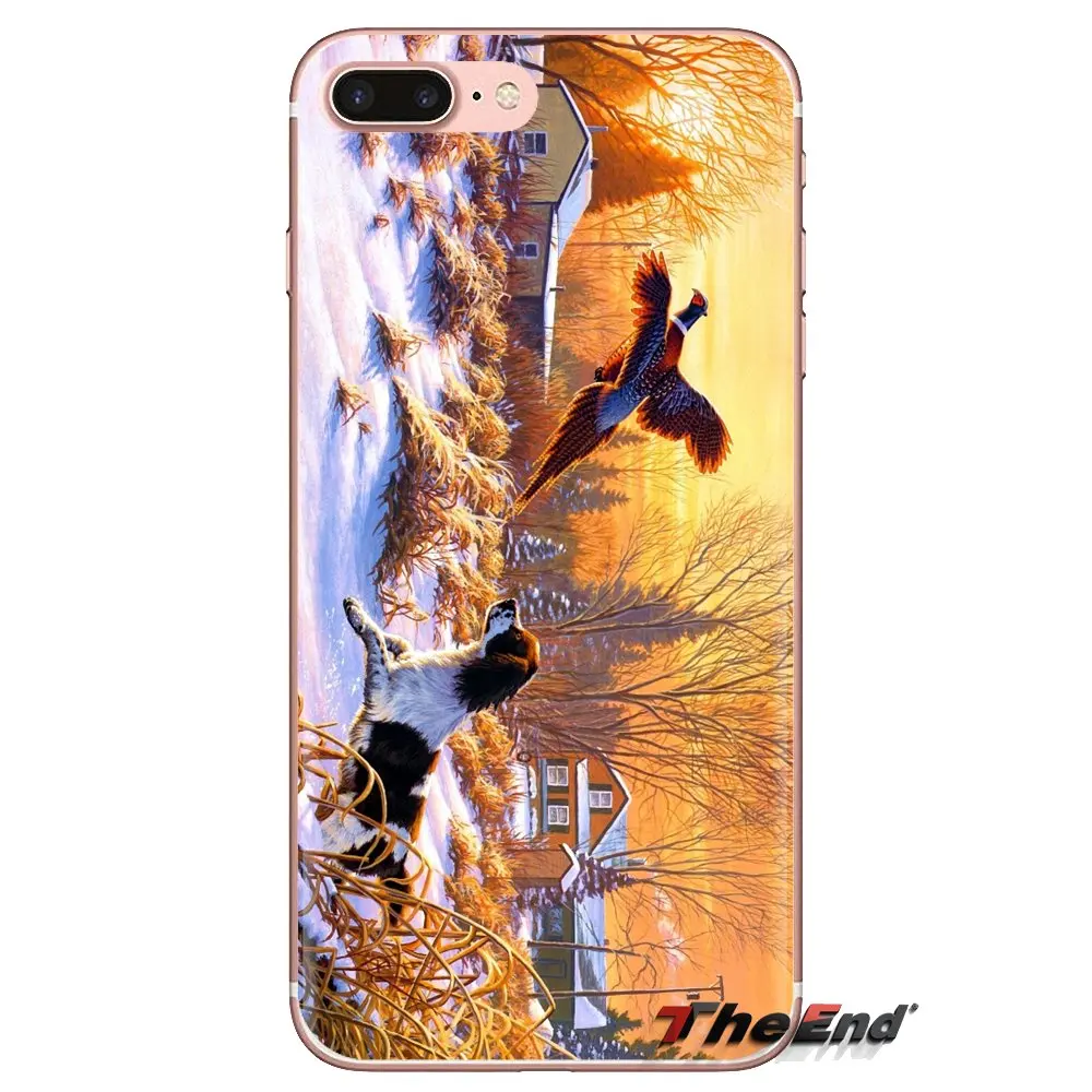 Охотничий пистолет собака искусство животное для Samsung Galaxy A3 A5 A7 A9 A8 Star A6 Plus 2018 2015 2016