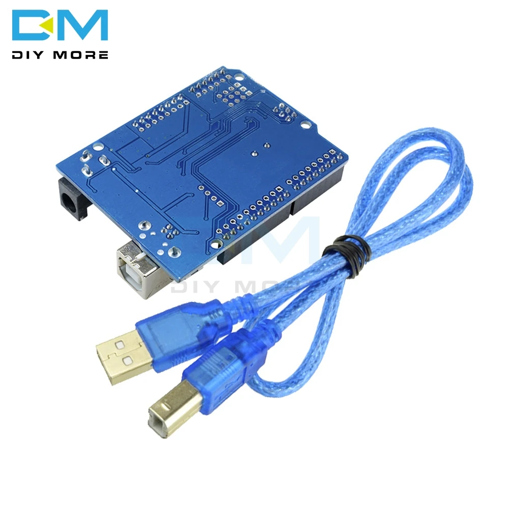 Совместимая плата UNO R3 с Atmel ATmega328P модуль драйвера CH340 CH340G на замену Atmega16U2 USB Type B