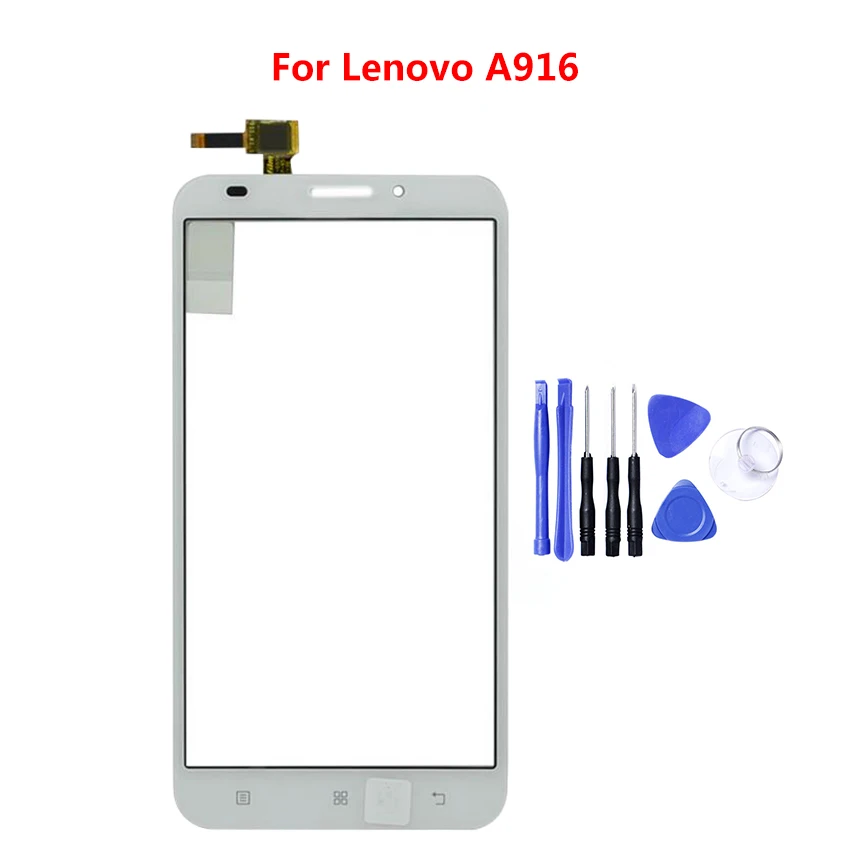 Сенсорная панель для Lenovo A916 A 916 5 дюймов сенсорный экран дигитайзер передняя