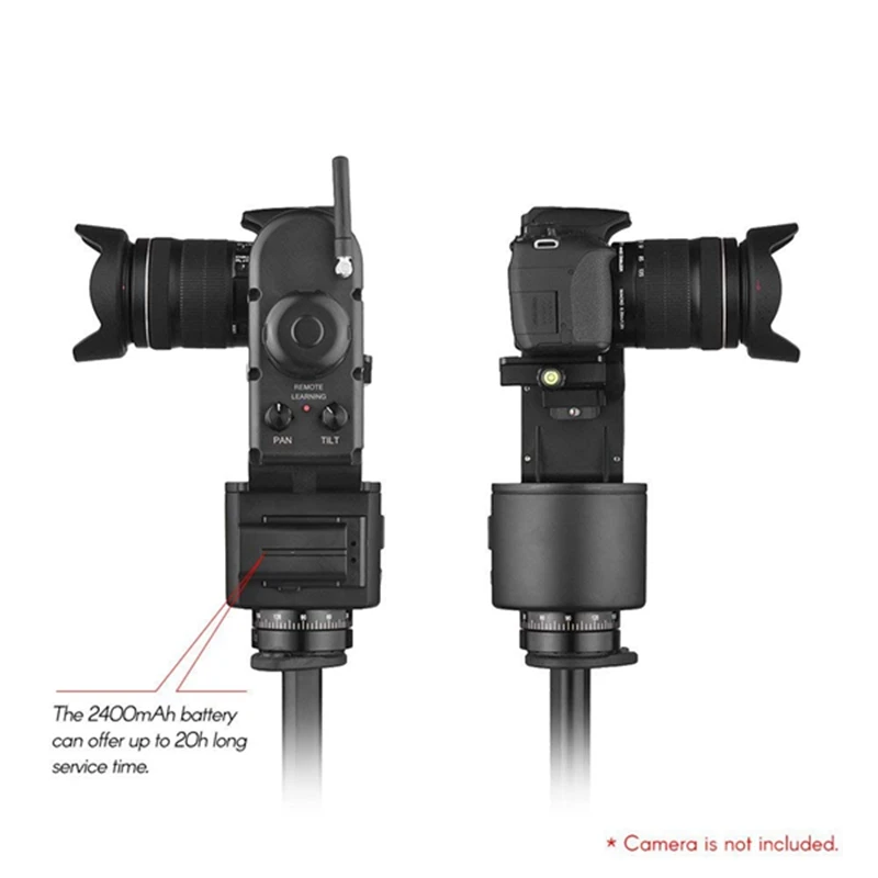 ZIFON YT-3000, 50 м, дистанционное управление, электронная Поворотная наклонная головка, моторизованная панорамная головка штатива, регулируемая скорость, 3 кг, полезная нагрузка для Can