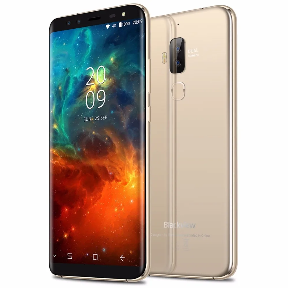 Blackview S8 4 Гб + 64 двойная задняя камера две фронтальные камеры Идентификация