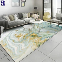 sunnyrain 1 piece marbling area rug carpet for living room rugs slipping resistance kitchen rugs washable