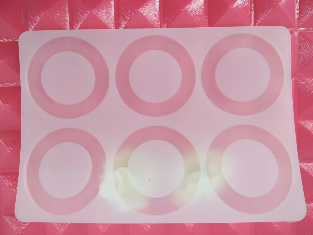 Горячая новинка полые круглые шоколадные конфеты Jello 3D силиконовая форма для