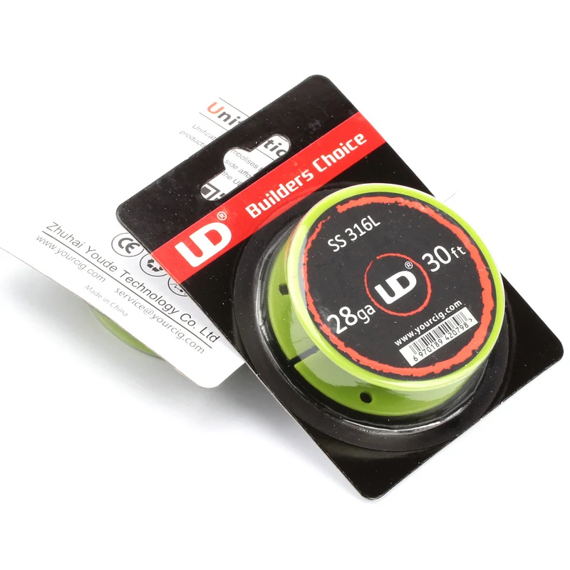 

Проволока Youde из нержавеющей стали SS316L, 100% оригинал, 32ga 30ga 28ga 26ga 24ga (10 м/рулон)