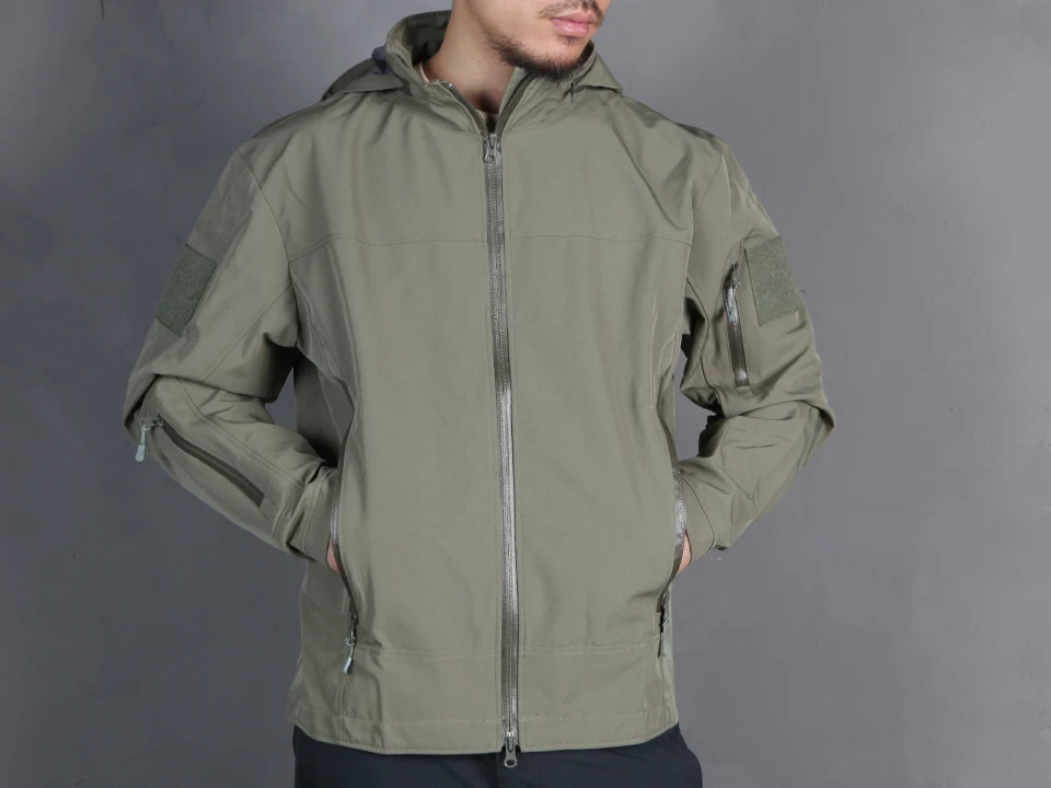 Emersongear, мужские флисовые куртки, уличные, для кемпинга, походов, зимнее пальто, для охоты, ветровка, куртка с капюшоном, охотничьи пальто EM6873
