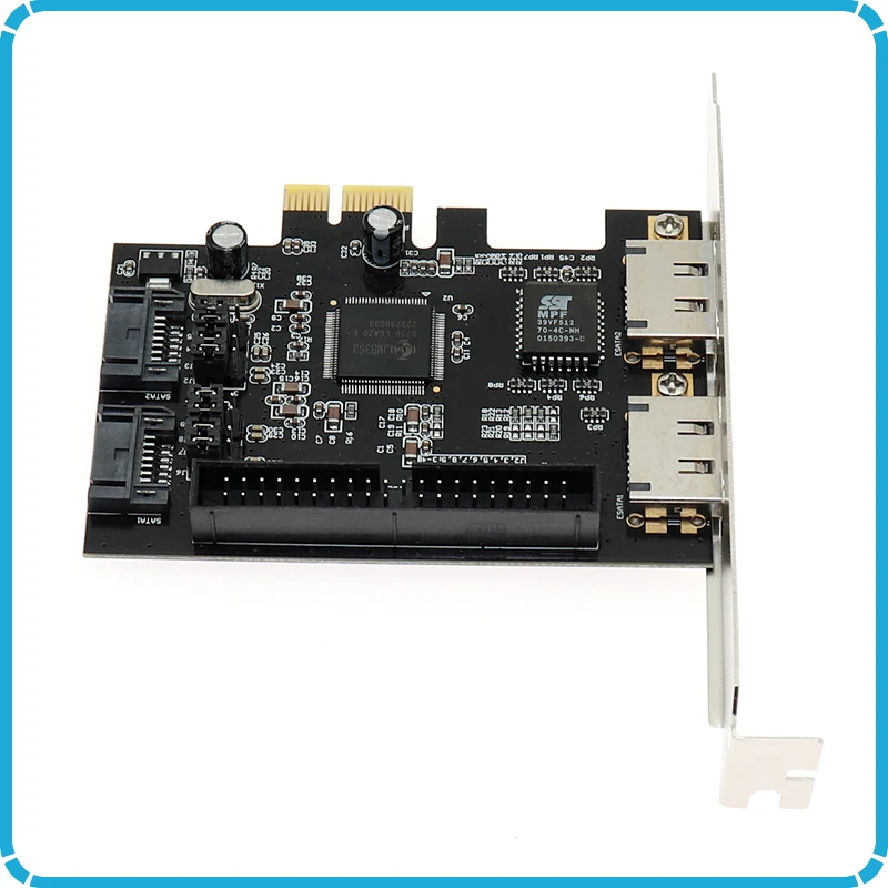 Комбо 2 порта SATA 2,0+ IDE+ 2 порта eSATA PCI express контроллер расширения eSATA IDE Raid SATA PCI-e карта