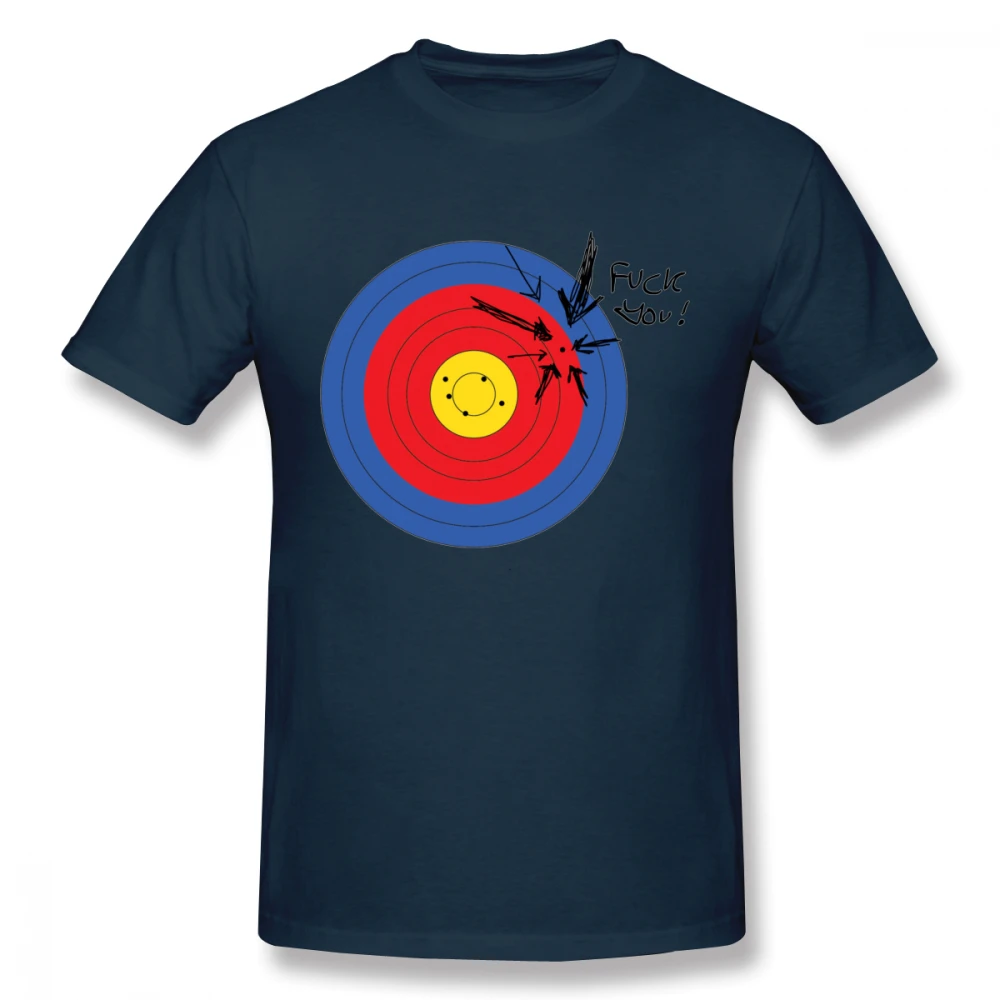 Облегающая Мужская футболка для стрельбы из лука с бантами, Camiseta Crazy, уникальная футболка из чистого хлопка для мальчиков, Camiseta - Цвет: navy