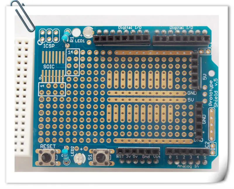 UNO Прото Щит прототип плата расширения с syb-170 мини Макет основе для Arduino ProtoShield |